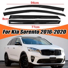 For Kia Sorento 2016-2020 Window Visor Vent Deflector Rain Guard JDM Mugen Style