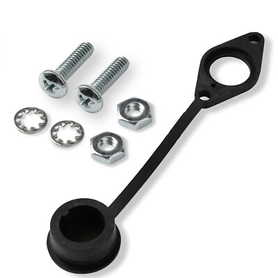 #ad Truck Electric Winches Remote Control Socket Rubber Dust Cover Cap Mount Kit $16.49