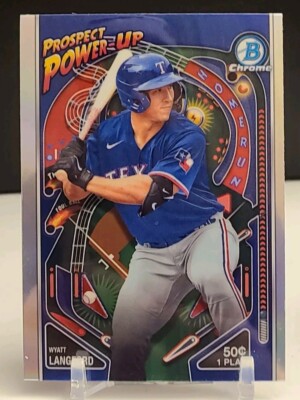 2024 Bowman Wyatt Langford Prospect Power-Up #PP-3