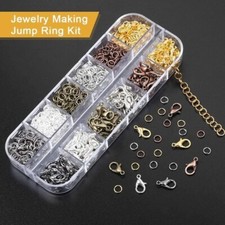 960pcs Jewelry Making Kit Jump Ring Plier Necklace Repair DIY Craft Supplies Set