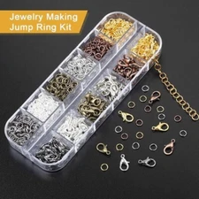 960pcs Jewelry Making Kit Jump Ring Plier Necklace Repair DIY Craft Supplies Set