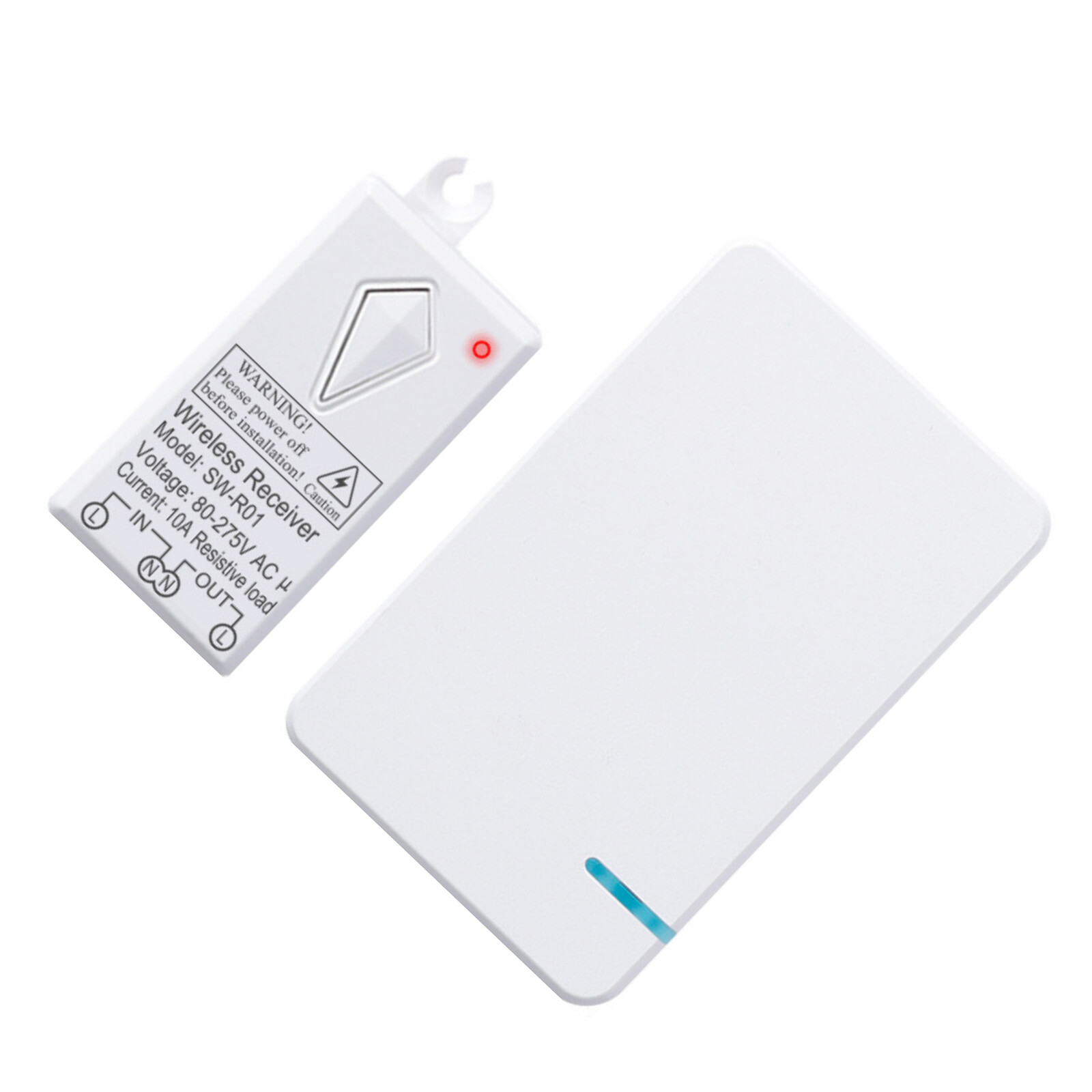 Wireless Light Switch W/ Receiver For LED Lamp ON/OFF RF Remote Control DIY Kit