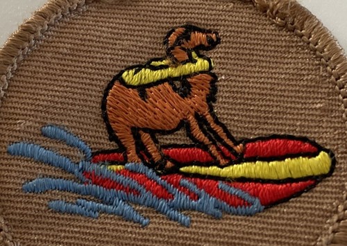 OFFICIAL Surfing Camel Patrol Embroidered Sew On Patch - Boys Scouts BSA - Picture 2 of 2