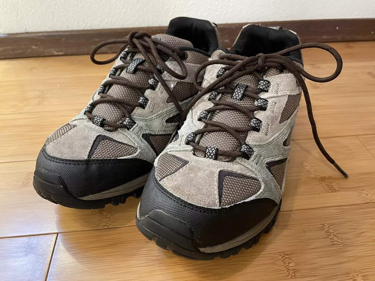Merrell Mens Phoenix Bluff Putty Brown Suede Hiking Trail Shoes US