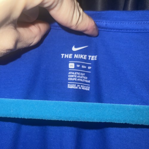 Duke 🔵Blue Devils Nike Nike Women's Vault Tri-Blend V-Neck Shirt NWT X-Small - Picture 3 of 6