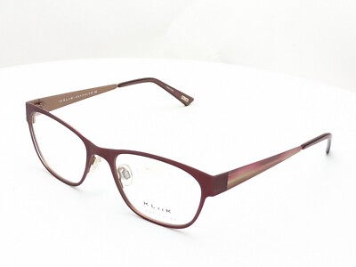 KLiiK Denmark 502 Col.475 Cat Eye Red Womens Eyeglasses 50mm