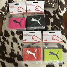 Puma Reversible Captain  s Armband Pink/Red/Black/Lime Senior One Size Pick One