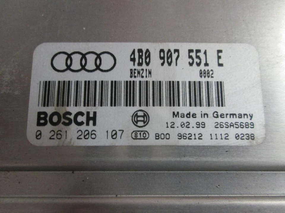 Motorsteuergerät Audi A6 4B 2,7 V6 Bi-Turbo AJK 4B0907551E Steuergerät Motor  - Bild 2 von 3