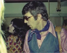 LOT 4: STAR TREK actor LEONARD NIMOY 8x10 color photo taken in 1974.