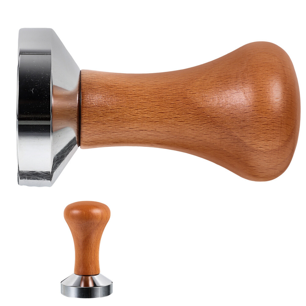 Burr Coffee Grinder Dispenser with Pump Tamper Espresso Maker