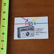 KODAK CAMERA INSTAMATIC 104 MANUAL BOOKLET INSTRUCTION VINTAGE 5