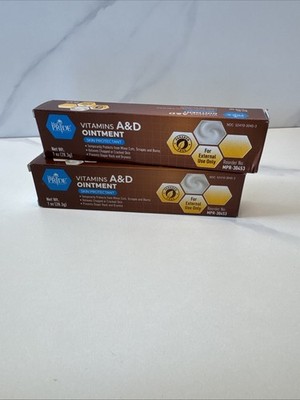 MPR-30453 MedPride Vitamins A & D Ointment Lot of 2 1oz. Each. Exp 12/2026 New