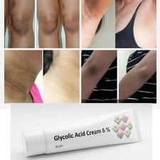 AHA Strong Brightening Body Cream Hydroxy Acid Glycolic Acid 6 Percent - 1oz/30g