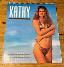 1994 Kathy Ireland Calendar Vintage Pinup Swimsuit Fashion Model Sexy Supermodel