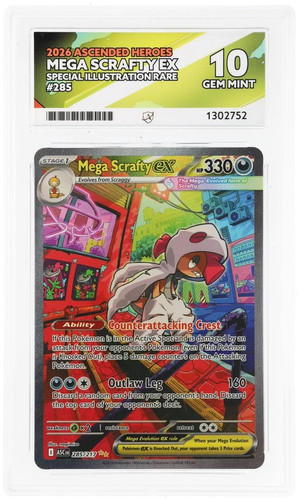 Mega Scrafty ex graded ACE 10 for sale on eBay