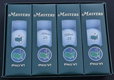 Rare! 2026 Master's Berckmans Place Logo Titleist PRO V1 Golf Balls! Lowest BIN!