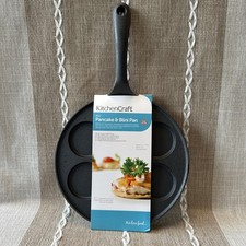 KitchenCraft Cast Iron 7 Hole Blinis Pan