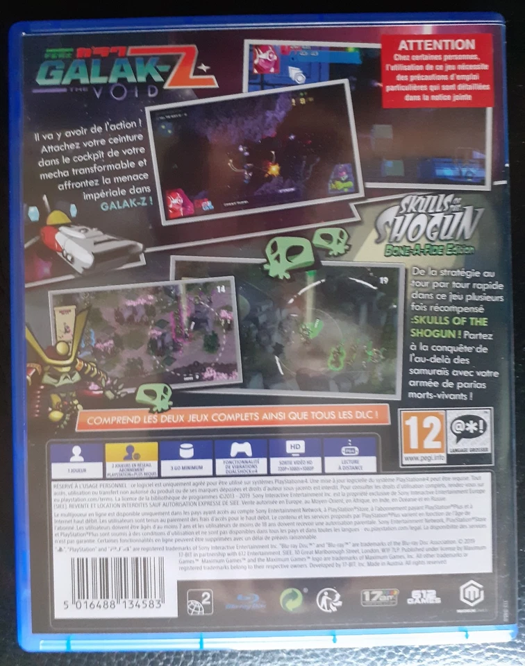 GALAK-Z The Void + Skulls of the Shogun - Playstation 4 - PS4 - Edition FR - Photo 2/3