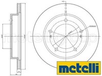 2X Bremsscheibe Metelli 23-0501 2 Bremsscheiben Vorderachse Vorne FüR Suzuki