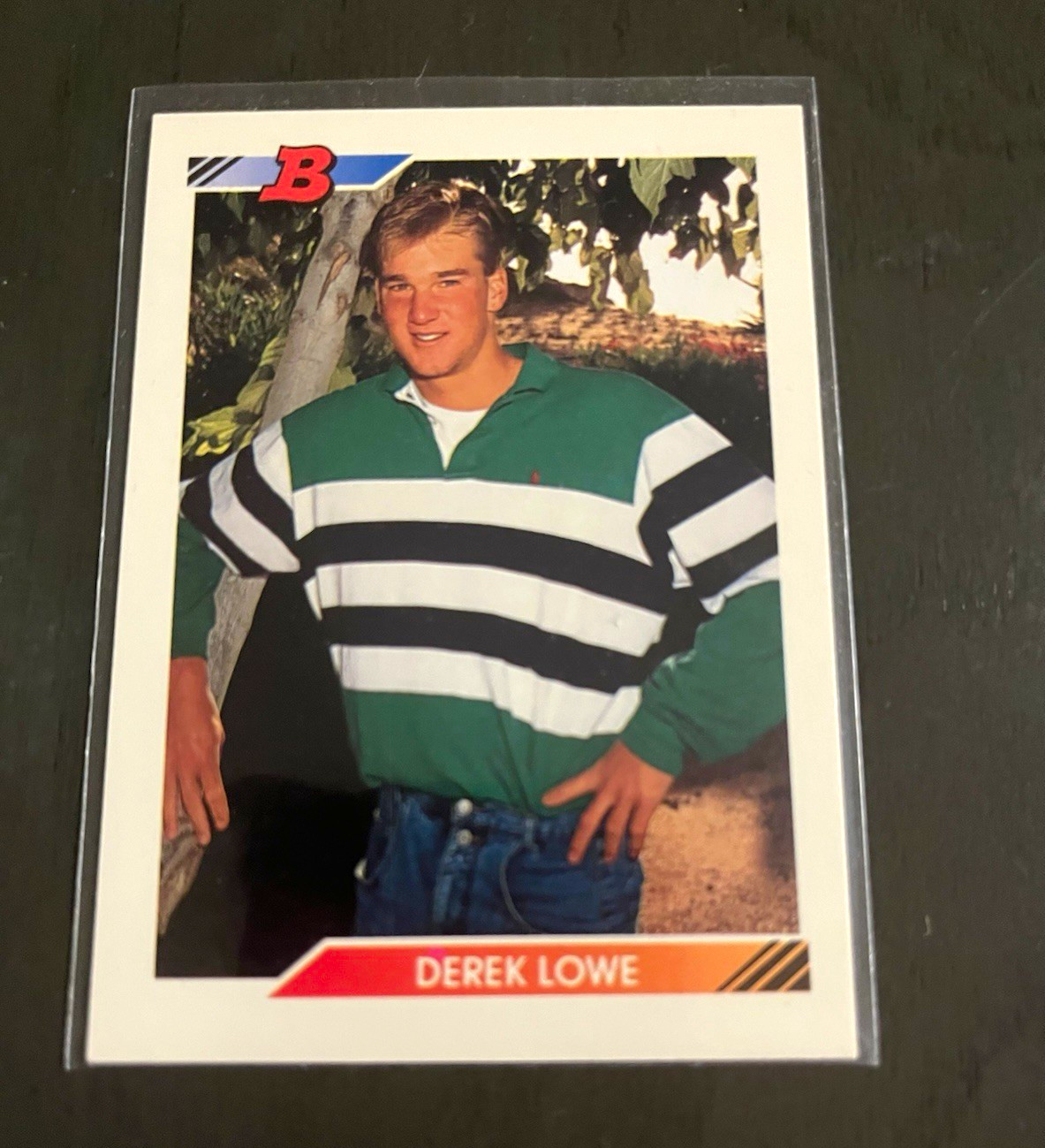 Bowman 1992 Derek Lowe RC Base Set #98 Seattle Mariners MLB Baseball Card