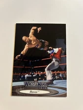 Maven WWE Signed 2003 Fleer Wrestlemania XIX Card # 37