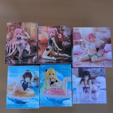 To LOVE Ru Darkness Figures Set of 6 - Taito Desktop Cute Aqua Float Girls