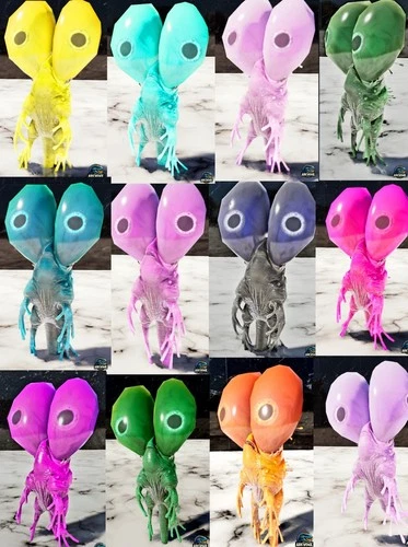 🦖ARK Survival Ascended Gloon Solid Colors Clone PVE PS5/XBOX/PC