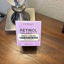 Delfanti Retinol Pro-Advance Night Cream Retinol Dead Sea Salts Vitamin B 1.7 oz