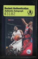 BAS 1996-97 NBA Hoops Vernon Maxwell #116 Authentic Auto 3c7