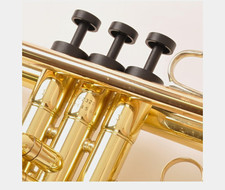 KGU - Solid Brass Valve Stems Set of 3 &ndash; Black Upgrade for YTR Trumpet, Cornet