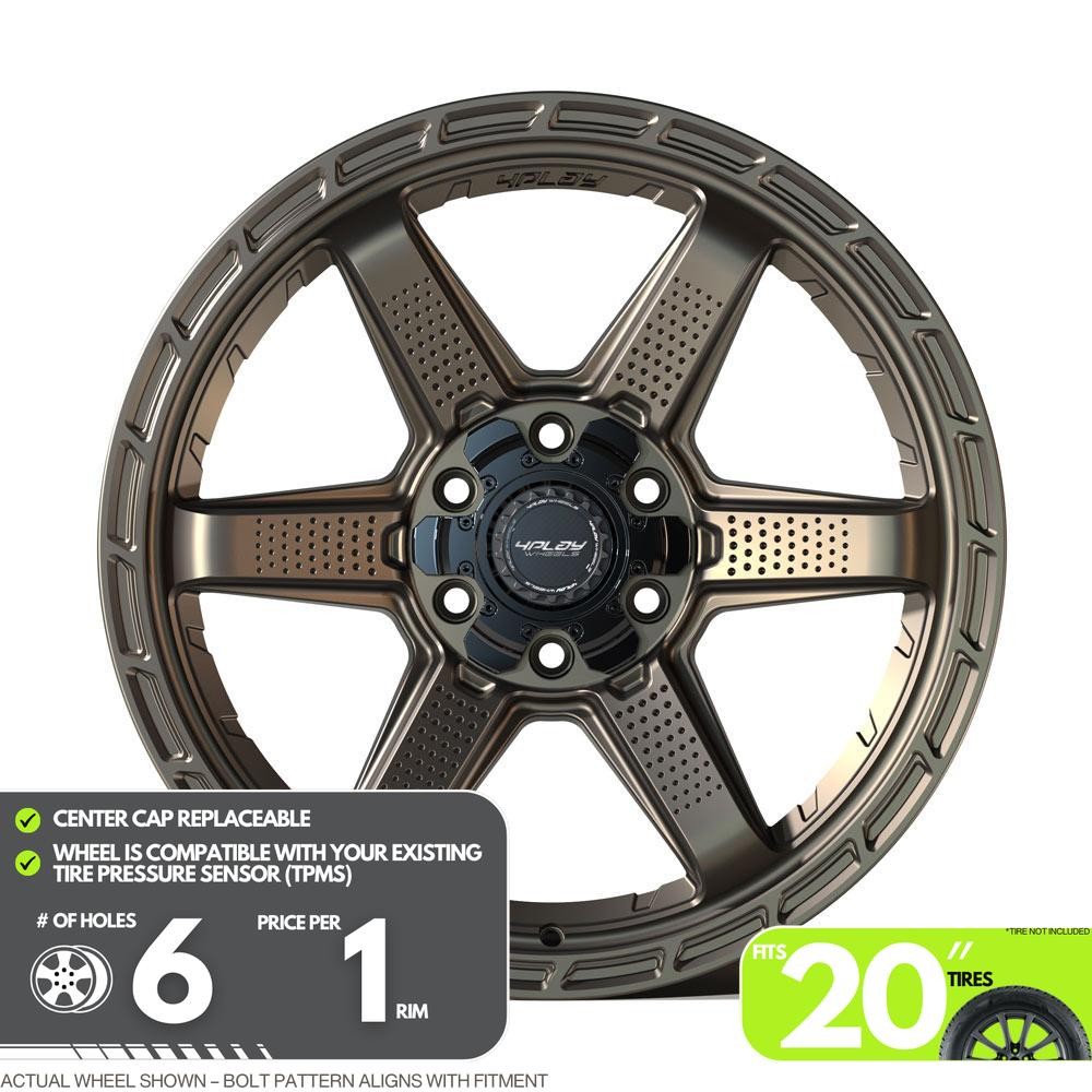 20inch Bronze Alloy 6x5.5 Wheel Rim for Nissan TITAN, OE81WU6 20x9