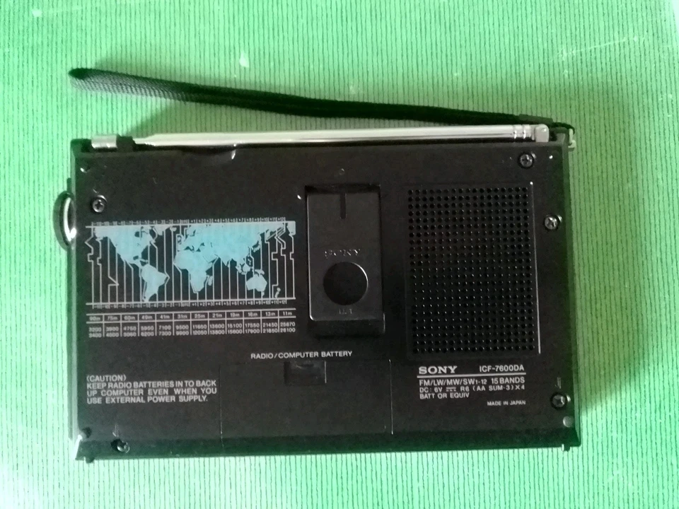 SONY ICF-7600DA Radio Multibandas Como Nuevo Con Adaptador Alimentación, No OVP - Imagen 2 de 4