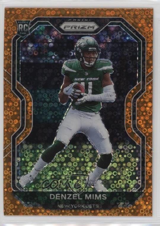2020 Panini Prizm Rookie Orange Disco Prizm Denzel Mims #355 10wc