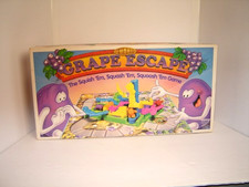 Grape Escape Board Game - Complete, New Goop Very Good