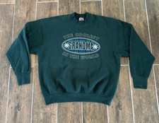 Vtg Women s Fruit Of The Loom Heavyweight Coolest Grandma Sweatshirt Size XL