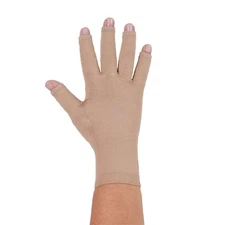 Harmony 20-30 mmHg Seamless Lymphedema Compression Glove with ¾ Fingers