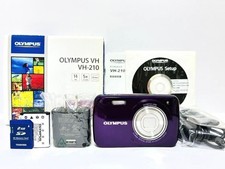 OLYMPUS VH-210 Purple Digital Camera Excellent Condition Accessories Included