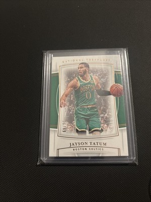 2019-20 Panini National Treasures Jayson Tatum #26/49