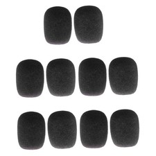 10 Pieces Microphones Covers Sponge