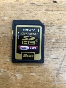 PNY Optima 8GB Memory Stick For Digital Camera - SDHC - Free Shipping