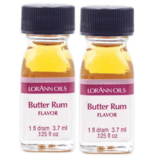 Candy  Baking Flavoring .125oz 2/Pkg-Butter Rum Exp : 01/31/2028 