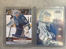 2012-13 Upper Deck Exclusives 095/100 of CORY SCHNEIDER #183 plus Bonus