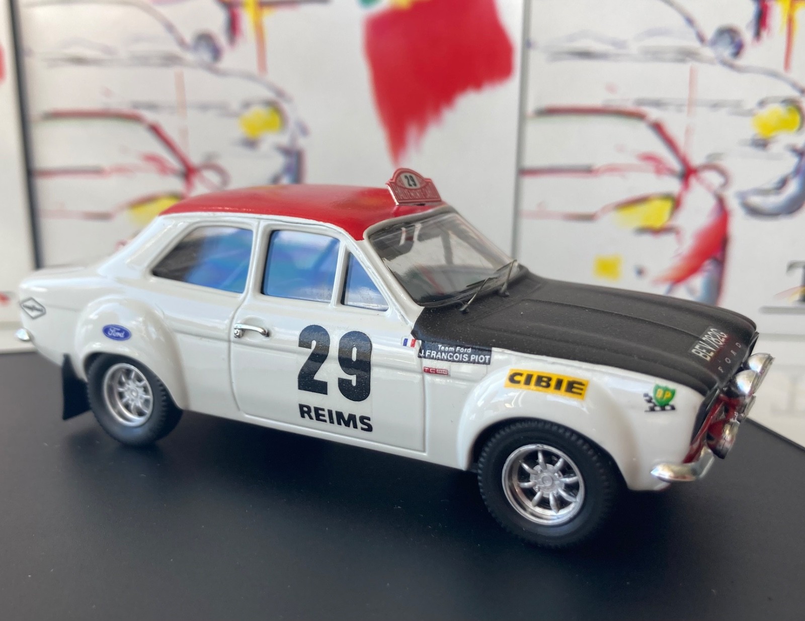1/43 Trofeu TR516 Ford Escort 1600 TC 1969 Monte Carlo Rally #29 Piot & Todt