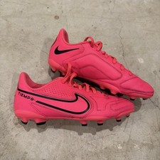 Nike Tiempo Legend 9 Club FG/MG Pink Soccer Cleats Pink DA1331-600 Shoe Youth 4Y