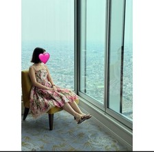 Dolce & Gabbana Floral Print Dress S Pink Wedding-Style Sleeveless