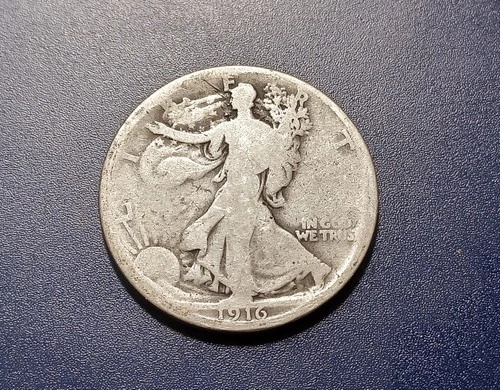 Good 1916-P Walking Liberty Half Dollar