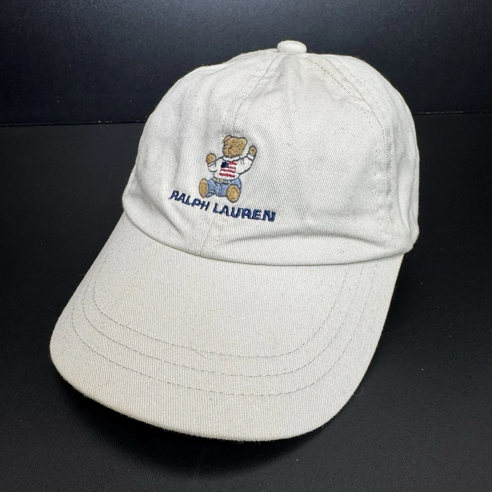 Ralph Lauren Polo Bear Teddy Baseball Hat Infant One Size Cap USA Flag
Opens in a new window or tab