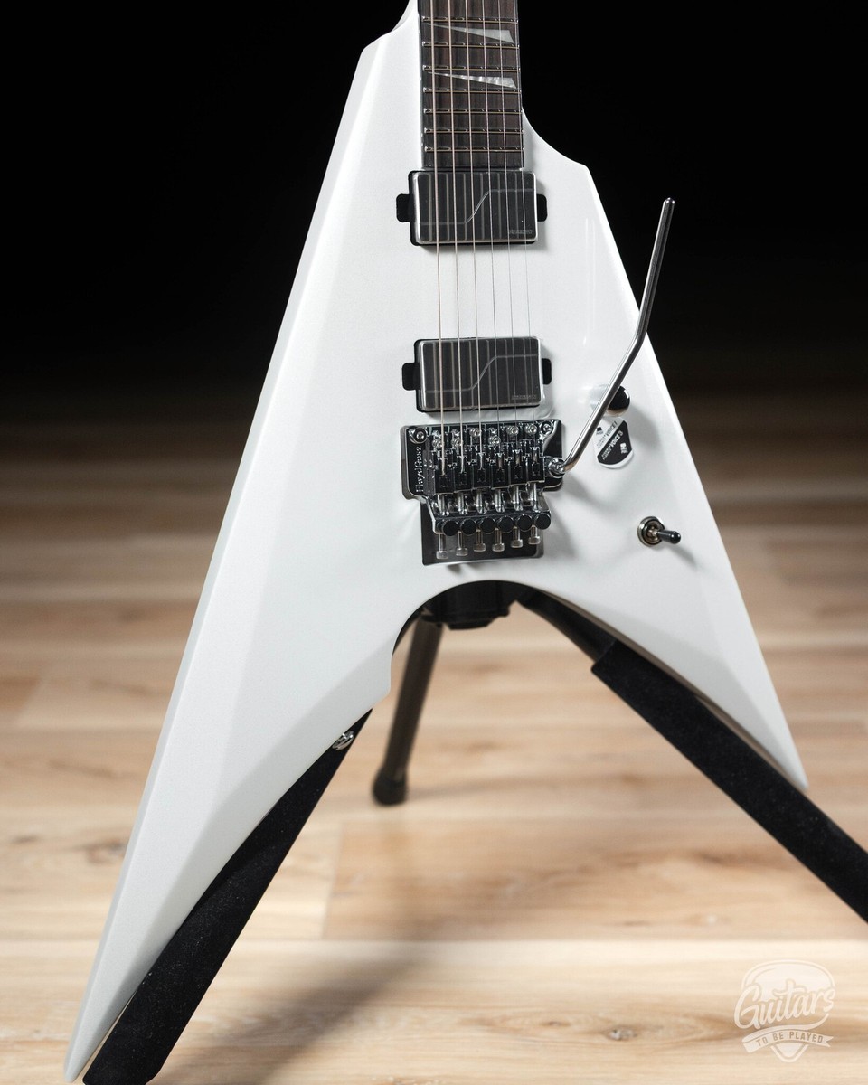 ESP LTD Arrow-1000 Fishman Fluence Floyd Rose Guitar – Pearl White