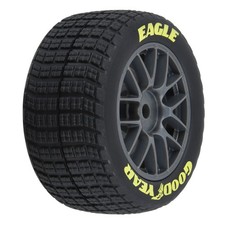 Pro-line Racing Goodyear Eagle Dirt Tire Fr Mtd Grey For Losi Nascar Race Car 4