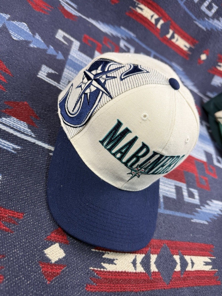 Vintage 90's Sport Specialties MLB Seattle Mariners Laser SnapBack